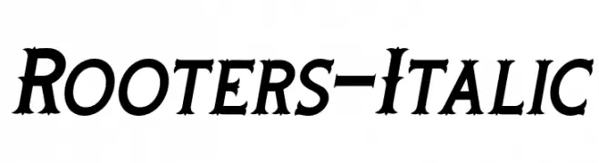 Rooters-Italic  تنزيل الخطوط