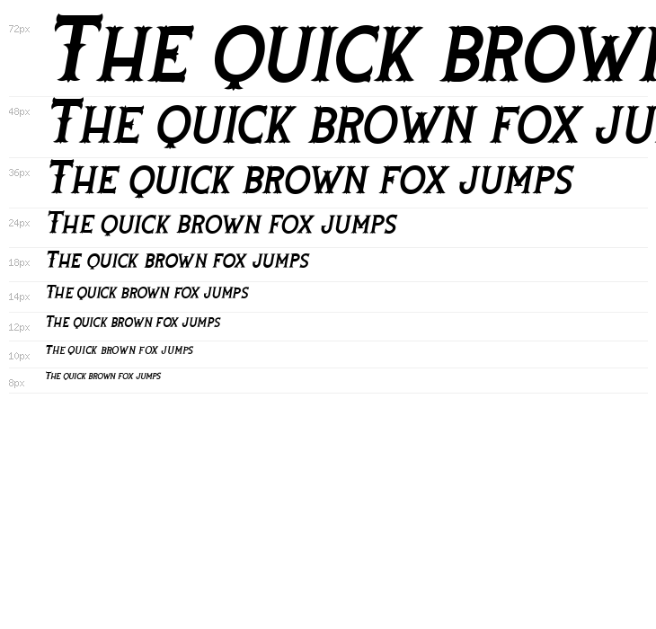 Rooters Italic Waterfall