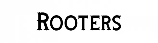Rooters  フリーフォントのダウンロード