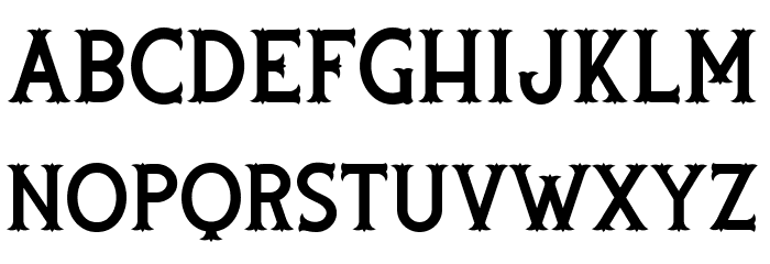 Rooters Font LOWERCASE