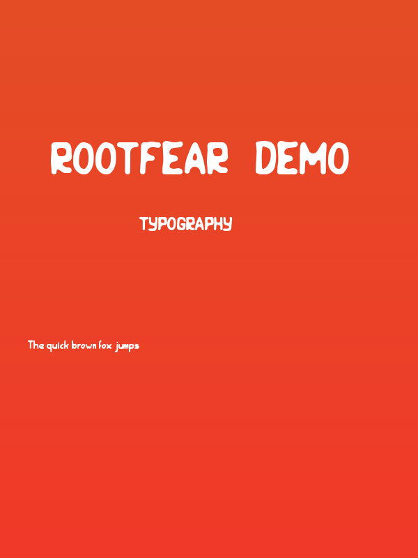 Rootfear (demo) Poster