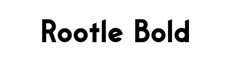 Rootle Bold  Скачать бесплатные шрифты