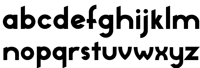 Rootle Bold Font LOWERCASE
