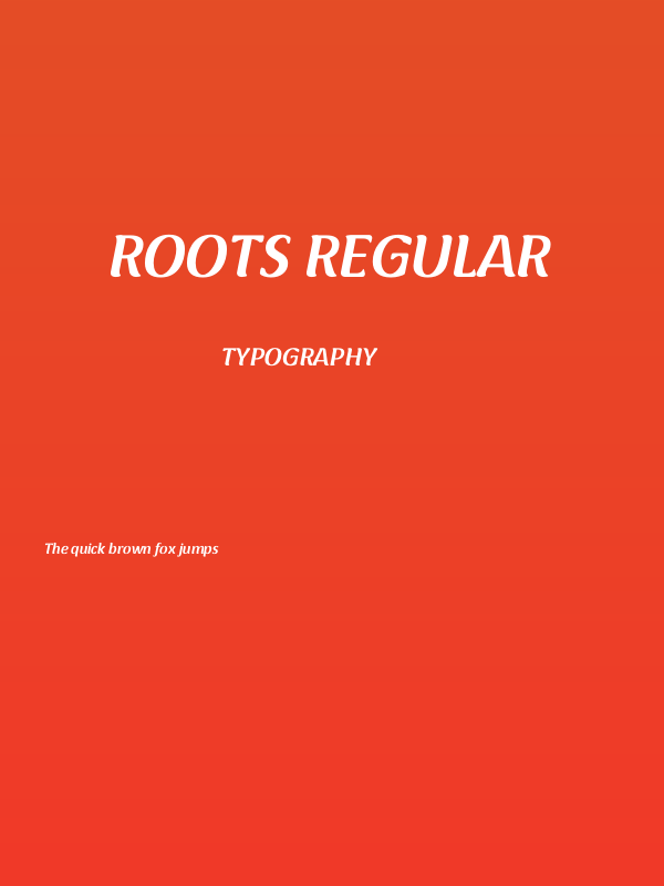 Roots Regular Poster