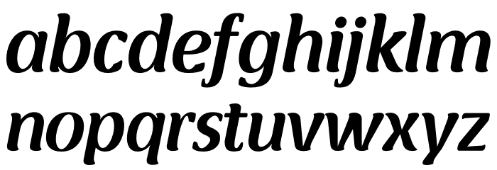 Roots Regular Font LOWERCASE