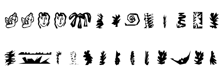 Roots Regular Font LOWERCASE