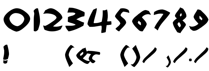 RootsKochThree Font OTHER CHARS