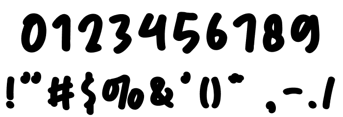 RootsNBranches Font OTHER CHARS
