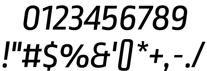 Ropa Sans Italic Font OTHER CHARS