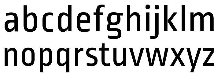 Ropa Sans Font LOWERCASE