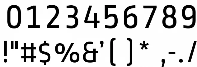 RopaSans-Regular Font OTHER CHARS