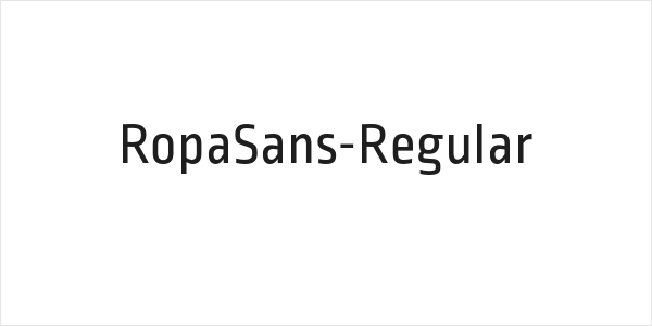 RopaSans-Regular Logo