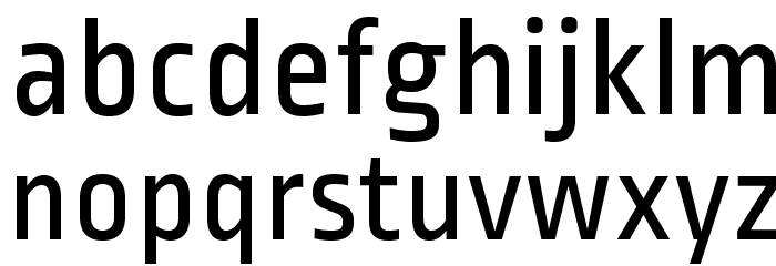 RopaSans-Regular Font LOWERCASE