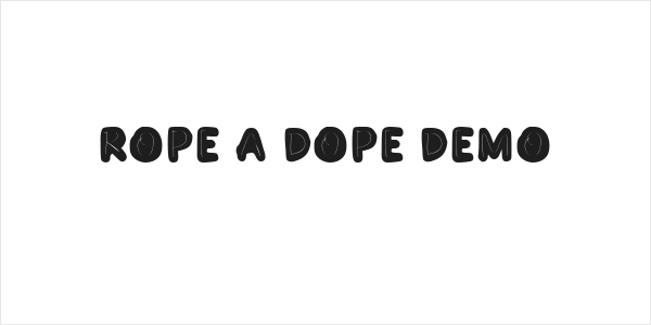 Rope A Dope Demo Logo