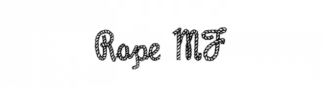 Rope MF  Fuentes Gratis Descargar