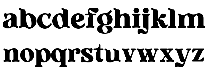 Ropers Regular Font LOWERCASE