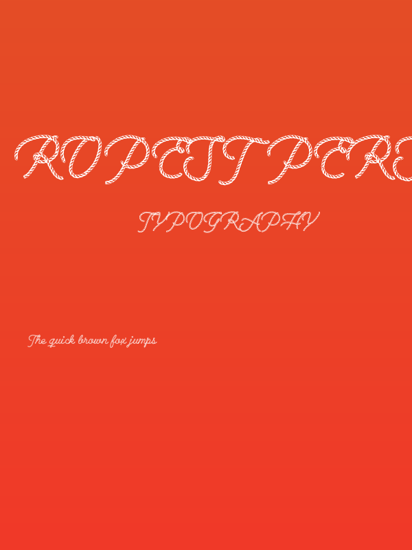 Ropest PERSONAL USE ONLY Poster
