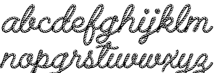 Ropest PERSONAL USE ONLY Font LOWERCASE