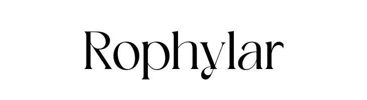 Rophylar  Скачать бесплатные шрифты