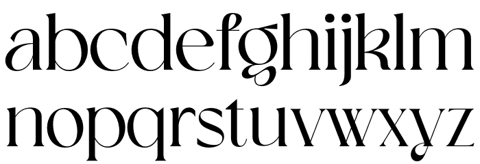 Rophylar Font LOWERCASE