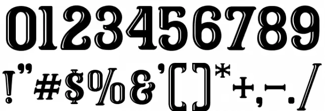 Ropstone Font OTHER CHARS