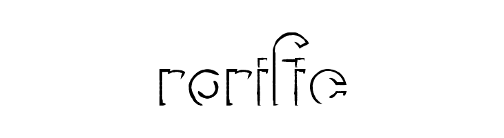 Rorific  フリーフォントのダウンロード
