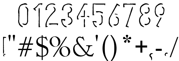 Rorific Font OTHER CHARS