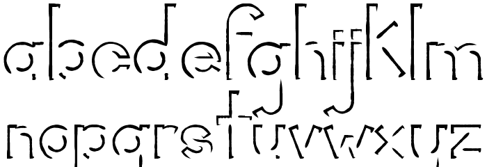Rorific Font LOWERCASE