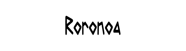 Roronoa  Descarca Fonturi Gratis
