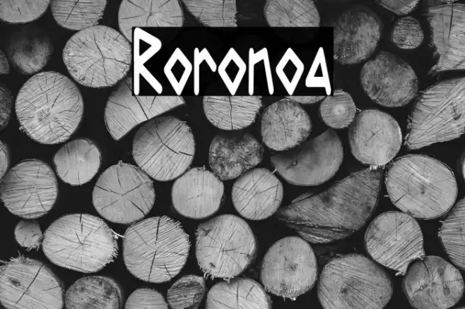 Roronoa Font examples