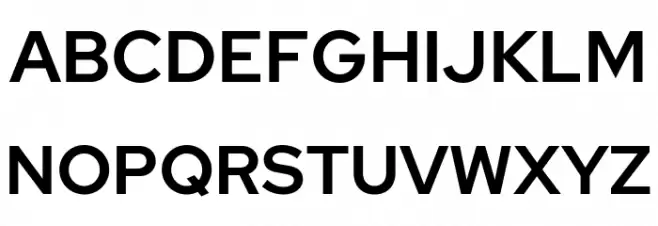 Rosa Sans SemiBold خط أحرف كبيرة