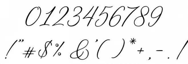 Rosabelia SLDT Font OTHER CHARS