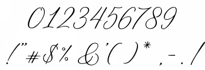 Rosabelia SLDT Font OTHER CHARS