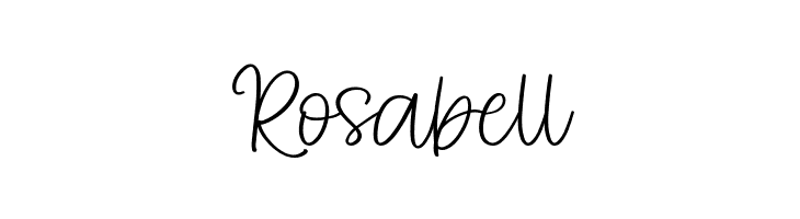 Rosabell  Free Fonts Download