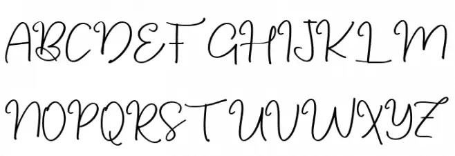 Rosabell خط أحرف كبيرة