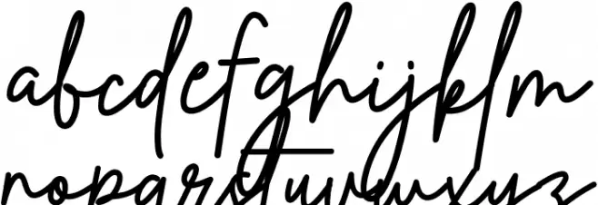 Rosabella Signature DEMO! DEMO! Font LOWERCASE