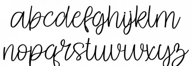 Rosabell خط أحرف صغيرة