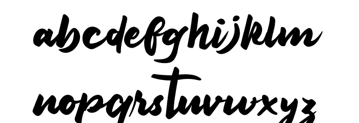 Rosacfild Font LOWERCASE