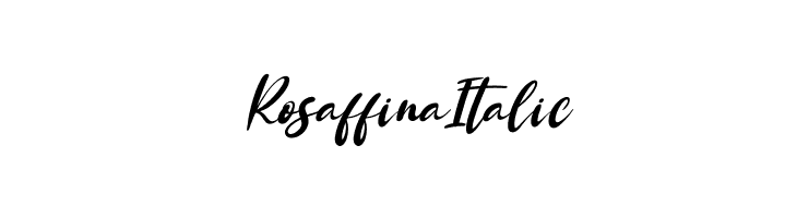 Rosaffina Italic  لخطوط تنزيل