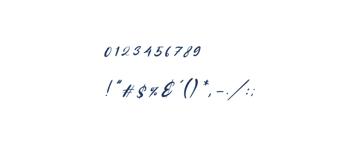 Rosaffina Italic Other Characters