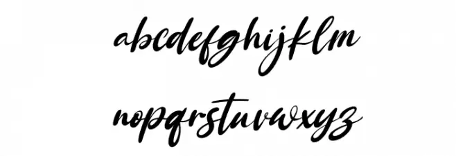 Rosaffina Italic Caratteri MINUSCOLO