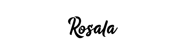 Rosala  フリーフォントのダウンロード