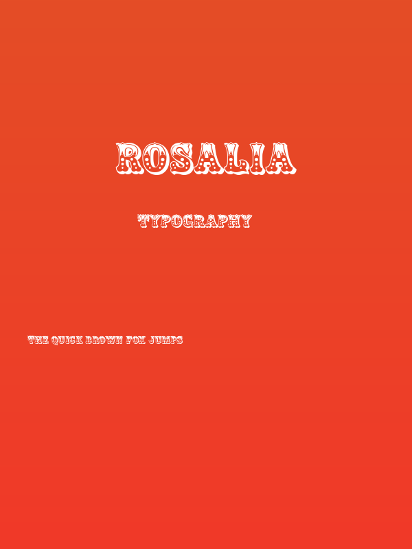 Rosalia Poster