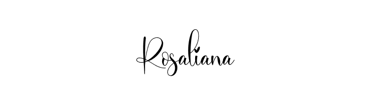 Rosaliana  Fuentes Gratis Descargar