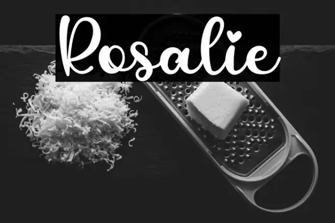 Rosalie Font examples