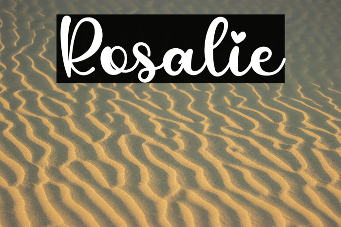 Rosalie Example 3