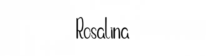 Rosalina  नि: शुल्क फ़ॉन्ट्स डाउनलोड