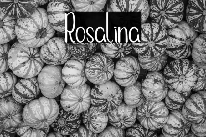 Rosalina Font examples
