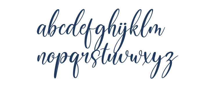 Rosalinda Berlinata Italic Lowercase