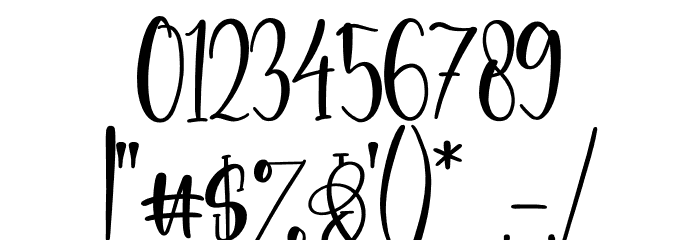 Rosalinda Berlinata Font OTHER CHARS